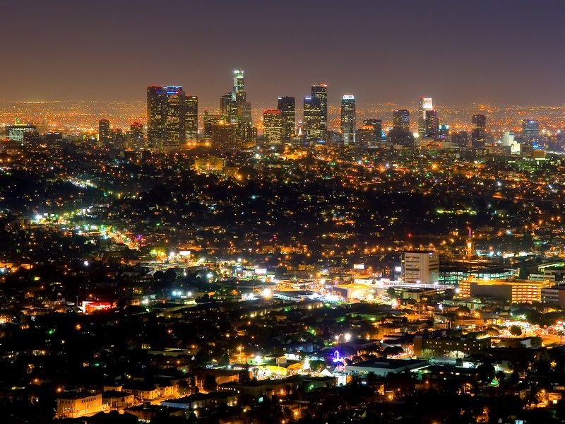 USA Chicago - Los Angeles opastettu