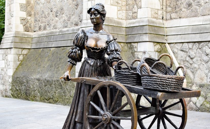 Irlanti Dublinin kevätmatka Molly-Malone