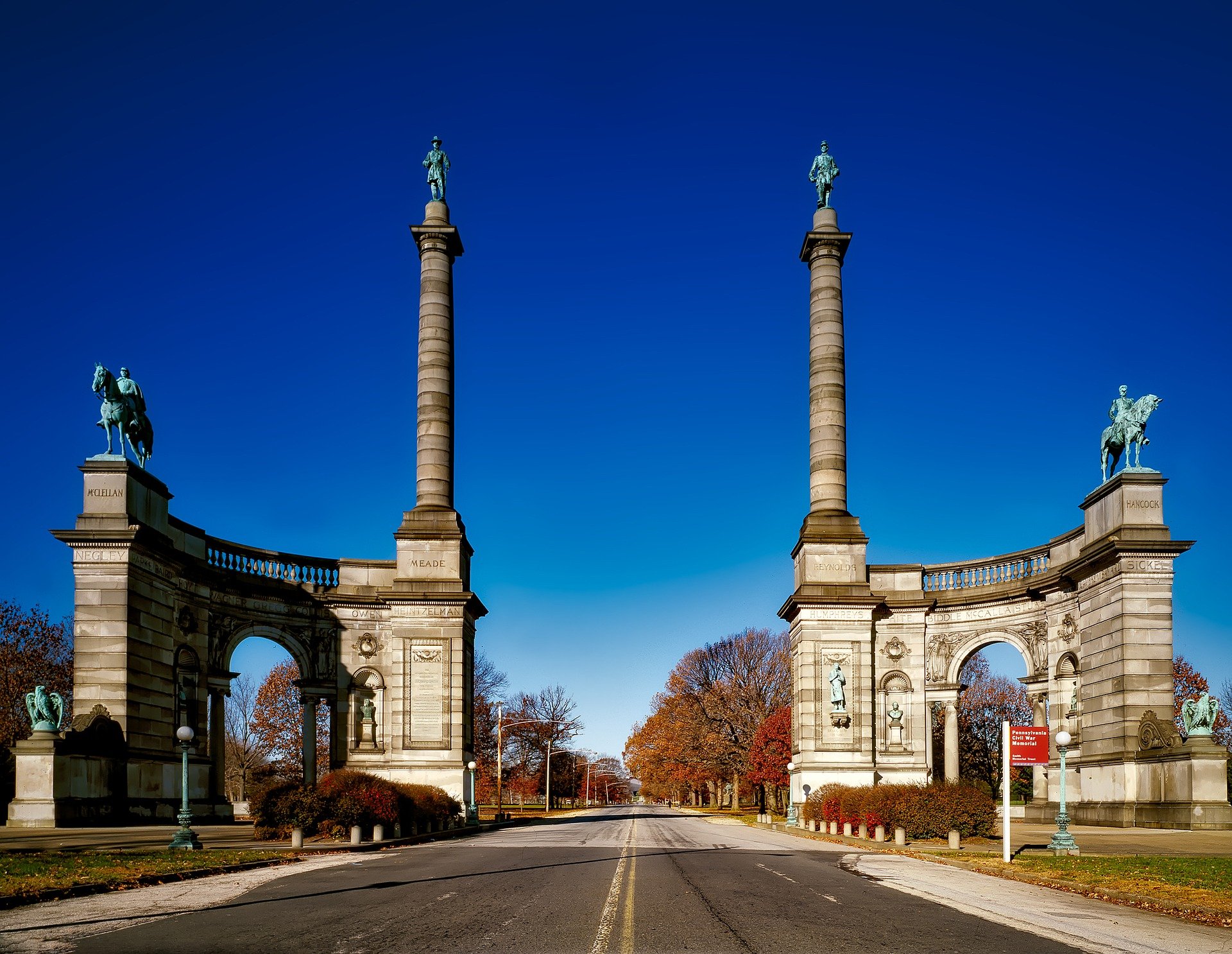 USA-Philadelfia-fairmonth park-civil-war-memorial-1920