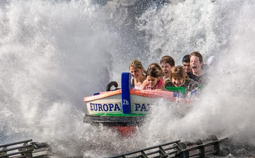 Europa park huvipuisto vesiputous