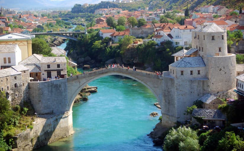 Mostarin vanha silta Bosnia