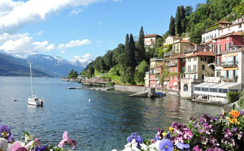 Como järvi Italiassa