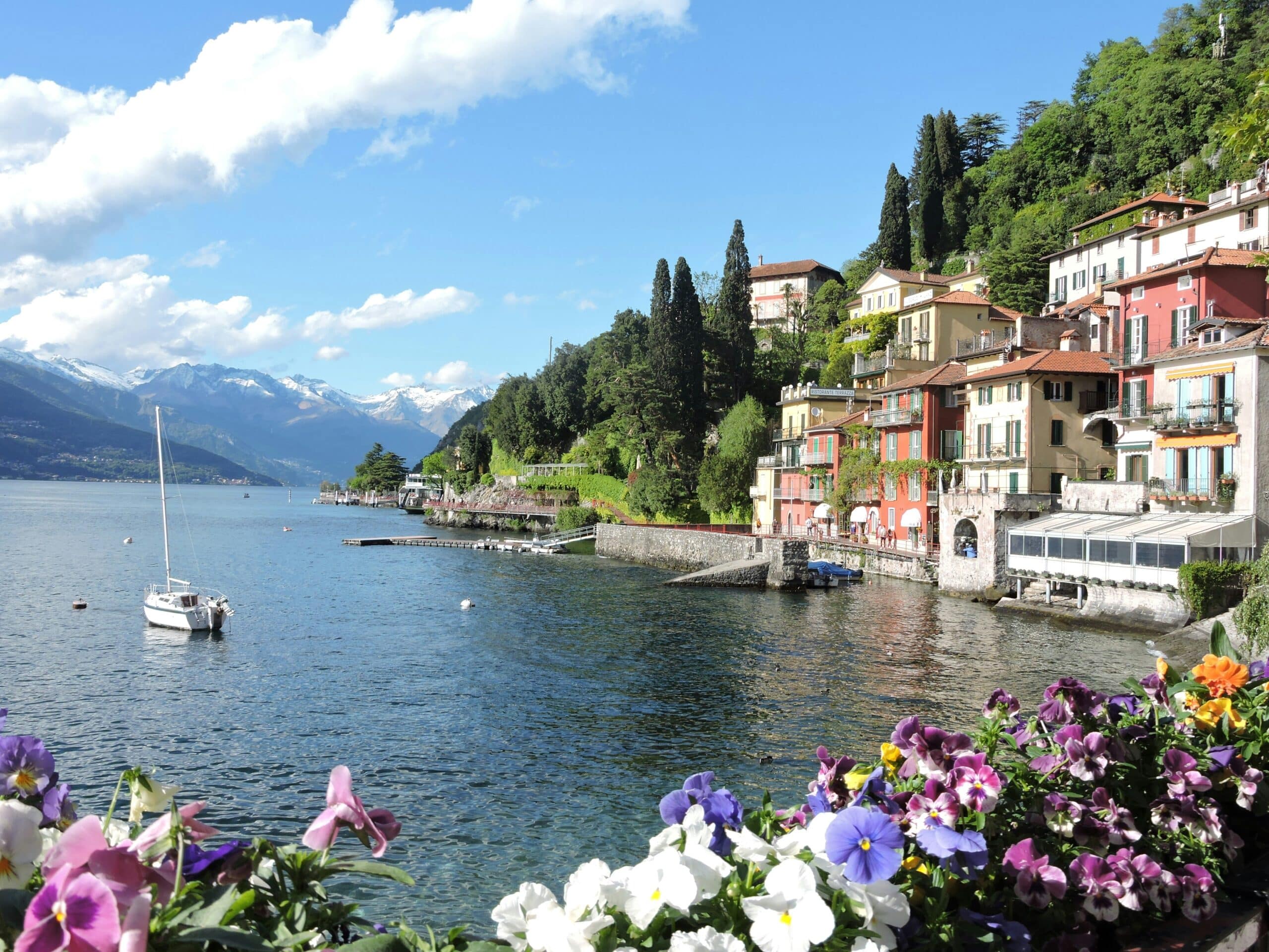 Como järvi Italiassa