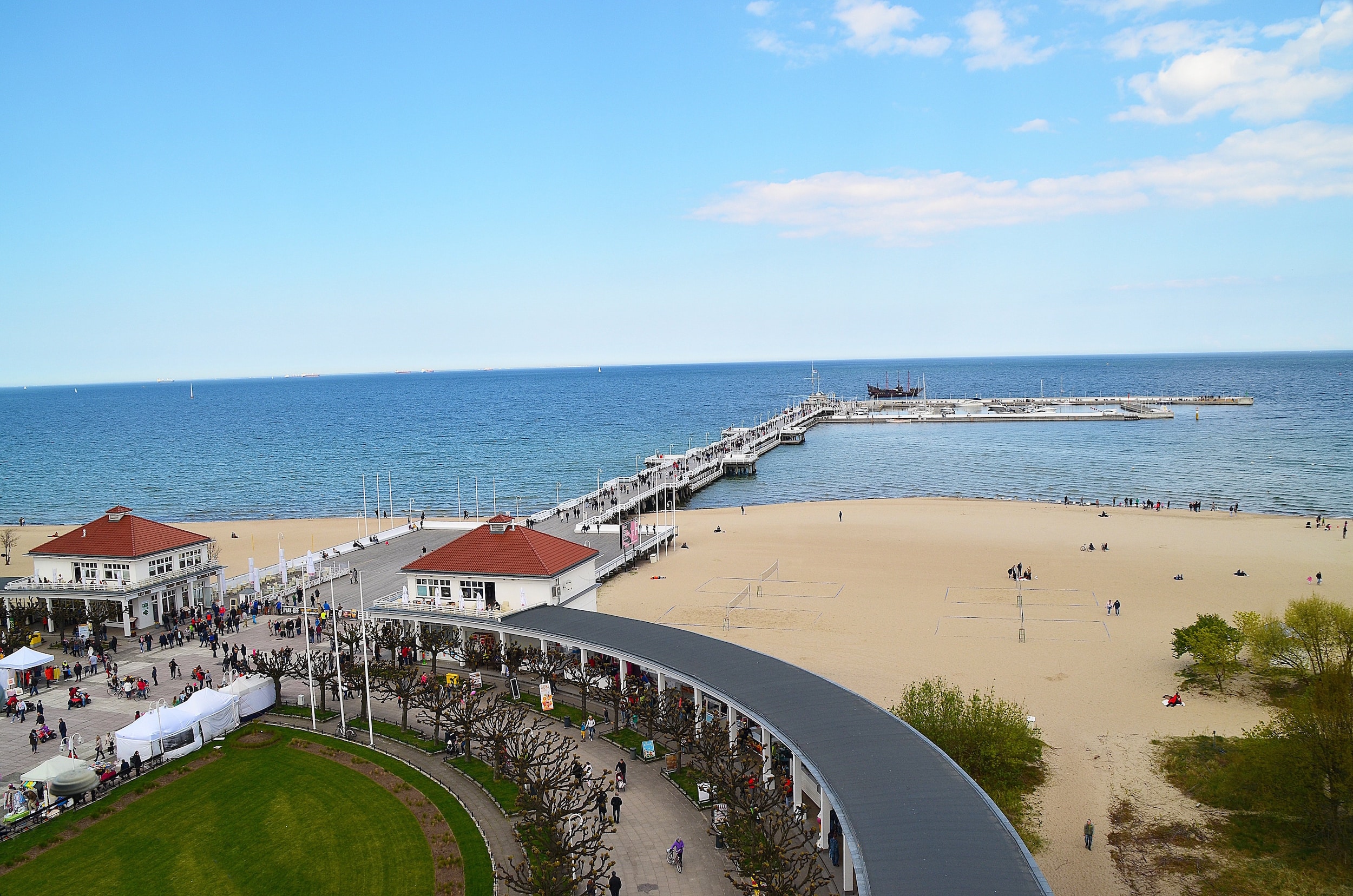 Puola Sopot kaupunki - rantaloma